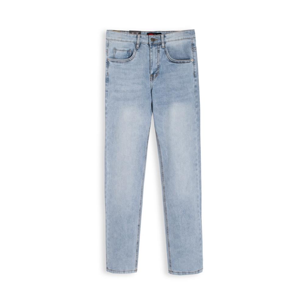 Quần Jeans nam trơn cao cấp form suông LADOS-4084 co giãn, không ra màu, hàng chính hãng cao cấp