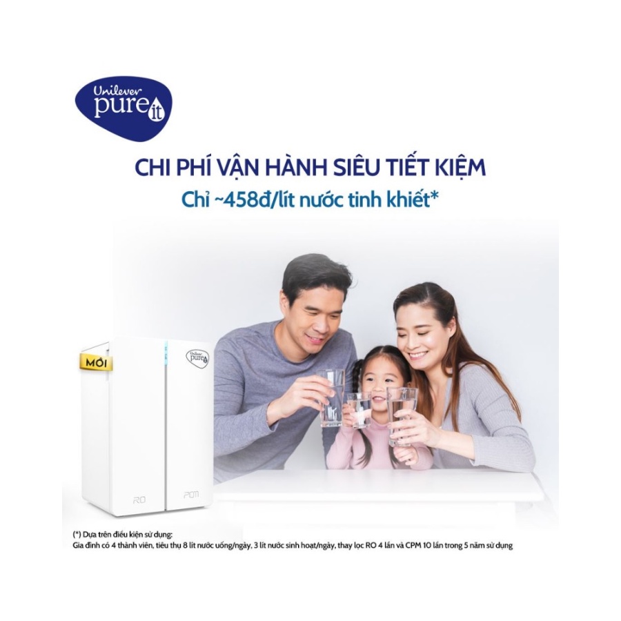 Máy lọc nước RO để gầm nhỏ gọn Pureit Tanka - Hàng chính hãng
