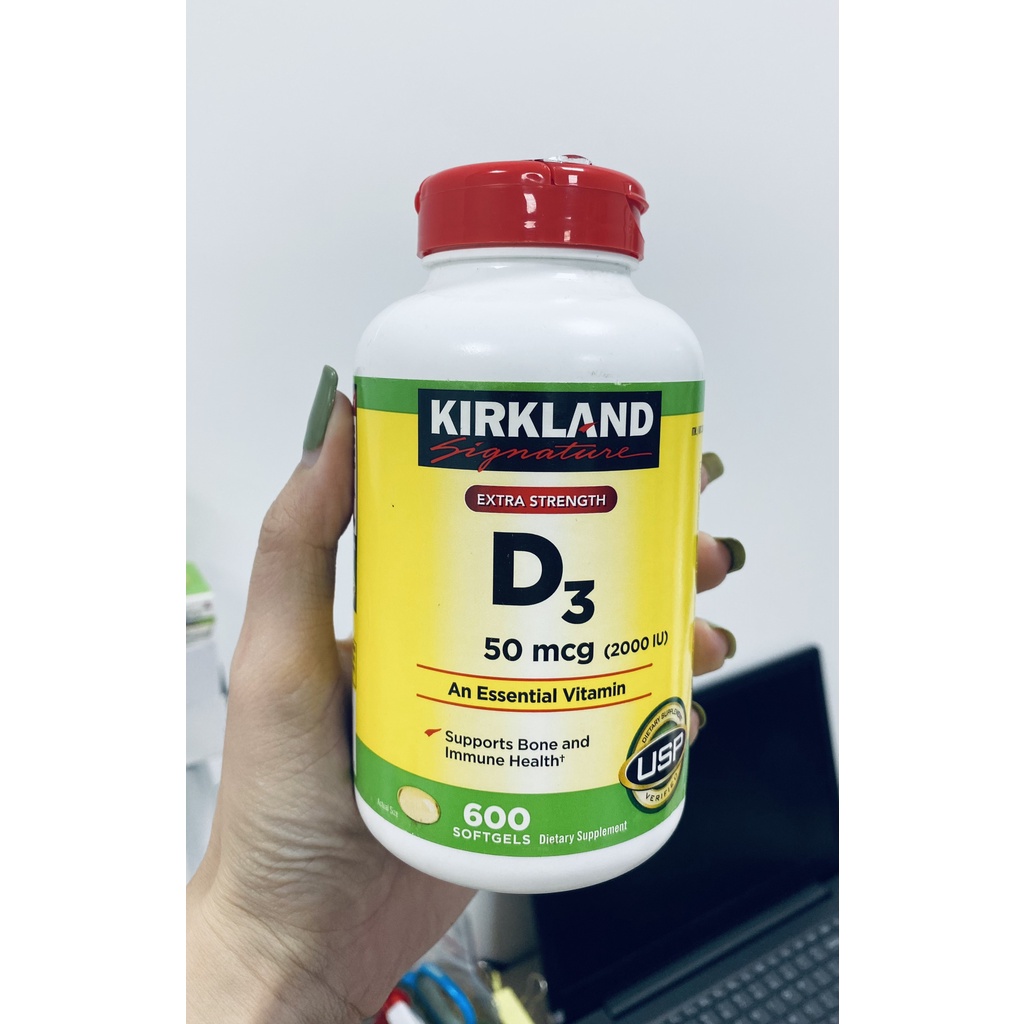 Kirkland D3 50mcg 600 viên – Viên uống bổ xương