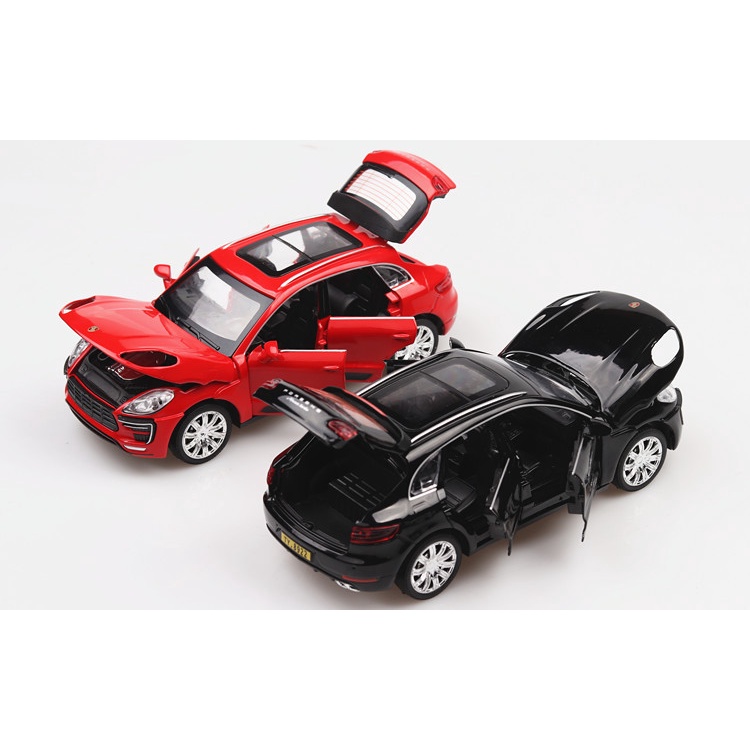 Mô Hình Xe Porsche Macan tỉ lệ 1:32 kim loại, mở full cửa, có đèn âm thanh ánh sáng_Fullbox