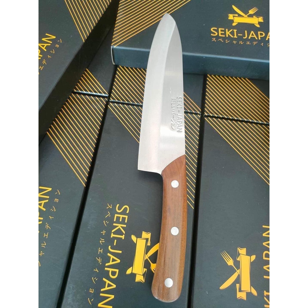 Dao nhà bếp 31cm SEKI JAPAN SK5 - dao thép Nhật không gỉ cao cấp