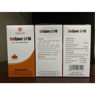 LINSPEC 5/10 Hanvet dùng cho động vật