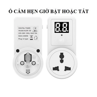 Ổ cắm hẹn giờ bật hoặc tắt AL-09 từ 10 phút đến 9h50 hàng chất lượng cao timer hen gio cong tac hen gio
