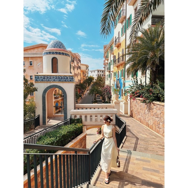 MSIX.MV | Set Dreamer áo váy dài gợn sóng