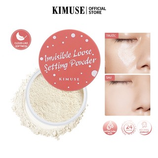 Phấn phủ trang điểm bắt sáng KIMUSE lâu trôi chống nước thích hợp cho đánh khối 4 màu sắc 8g