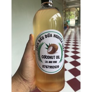 Dầu Dừa Nguyên Chất 100%, 100ml