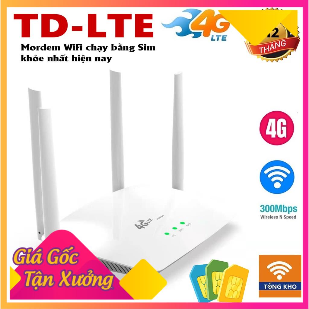 Bộ phát wifi dùng Sim 4G / 3G LTE - R102 - 4 ăngten dùng nơi không có internet TIỆN DỤNG