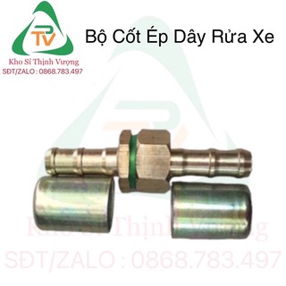Bộ cos ép đầu dây máy rửa xe - Ren 13 mm