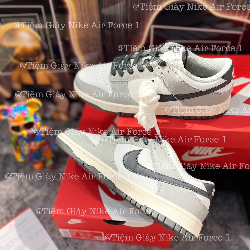 Giày Thể Thao Sb Dunk Low Light Smoke Grey SB Xám Mới 2023