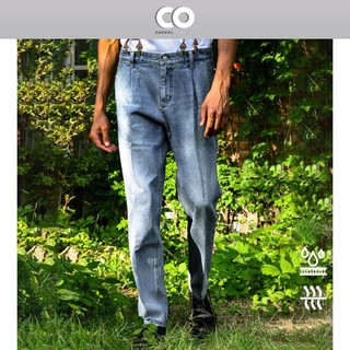  Quần jean denim FieldWorker xếp ly ống suông