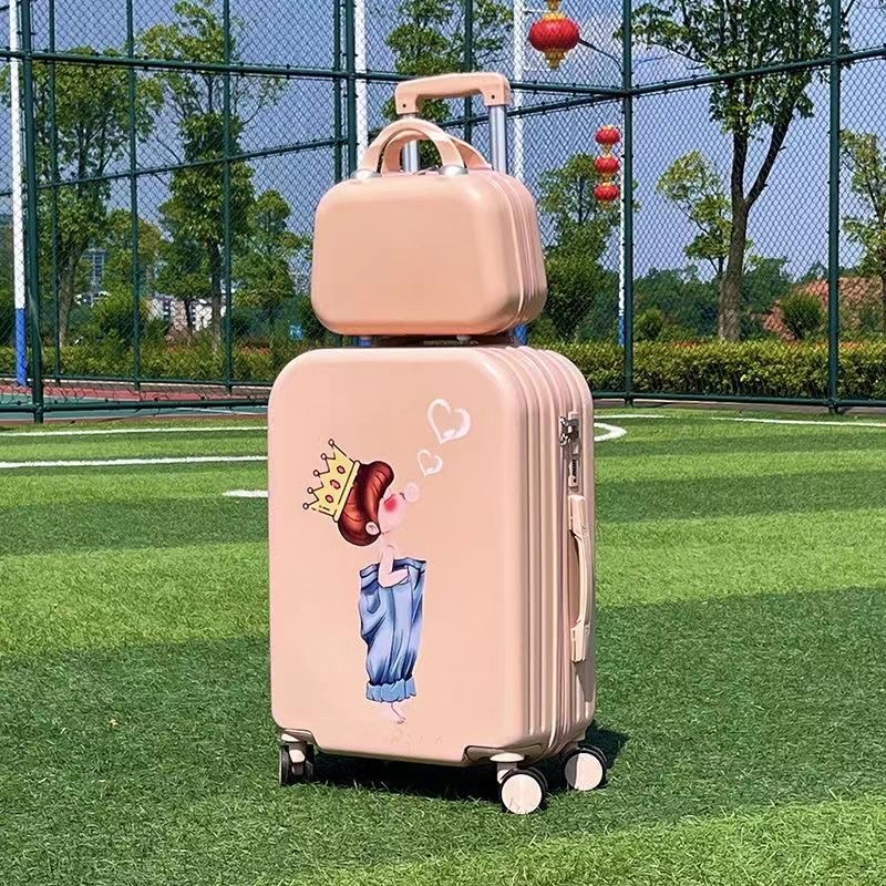 MẪU MỚI 2023 Vali hình cô gái , vali hình thỏ, pikachu dễ thương ABS + PC đủ size 20 đến size 28 có khoá mật khẩu