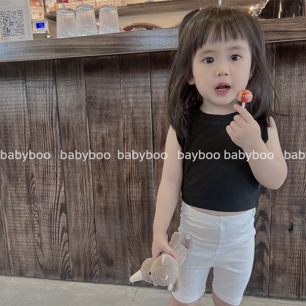 Áo Croptop Sát Nách Bé Gái Dễ Phối Đồ Màu Sắc Đáng Yêu - BabyBoo- PiBo Store