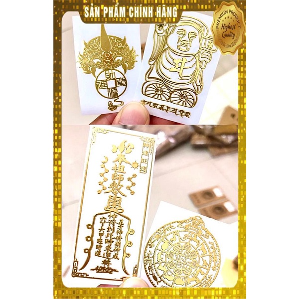 Miếng Dán Linh Phù - Tài Lộc, May Mắn, Phong Thuỷ