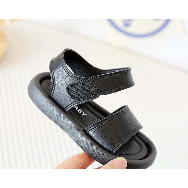 Dép Sandal Cho Bé Trai Bé Gái Từ 1 -7 Tuổi Quai Dán Ngang Đế Mềm Nhẹ Êm Chân