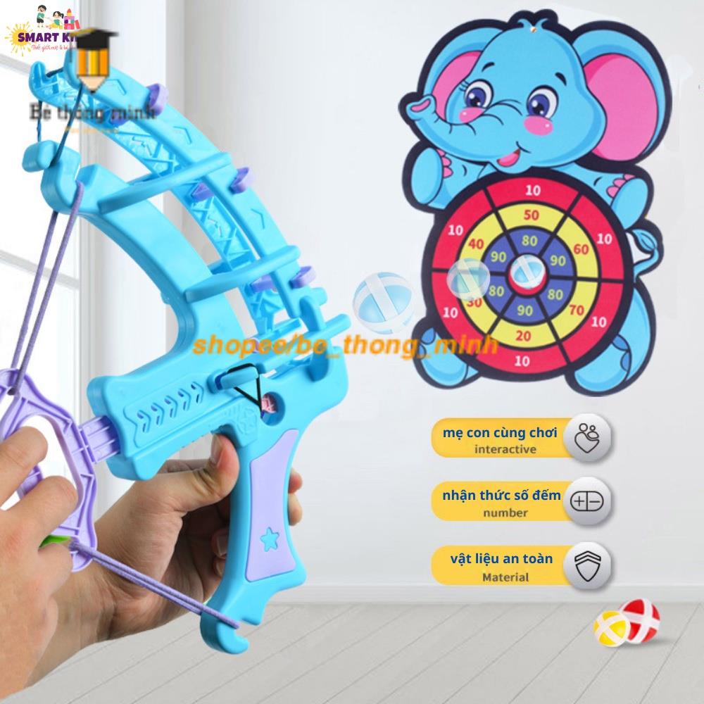 Đồ Chơi Phi Tiêu Bóng Dính Cho Bé, Trò Chơi Ném Bóng Gai Tự Dính tính điểm - đồ chơi trong nhà