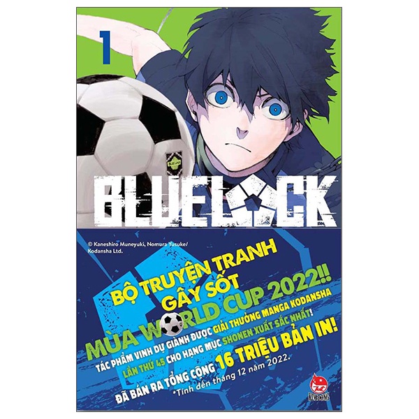 Blue Lock 1 - Kèm Poster Giới Hạn + Ống Đựng Pos (Full Phụ Kiện)