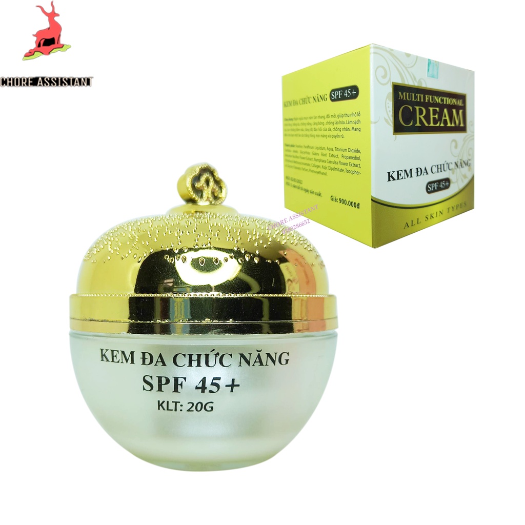 Kem đa chức năng MH Beauty Spa SPF 45+ 20g_Nám, đồi mồi_CHÍNH HÃNG