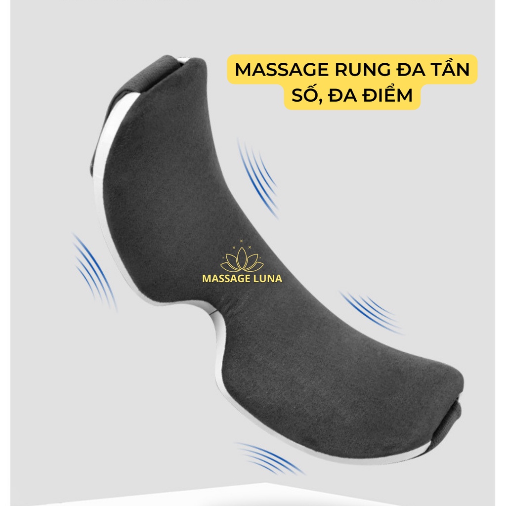 Máy massage mắt, chườm nhiệt, kết nối bluetooth 2023
