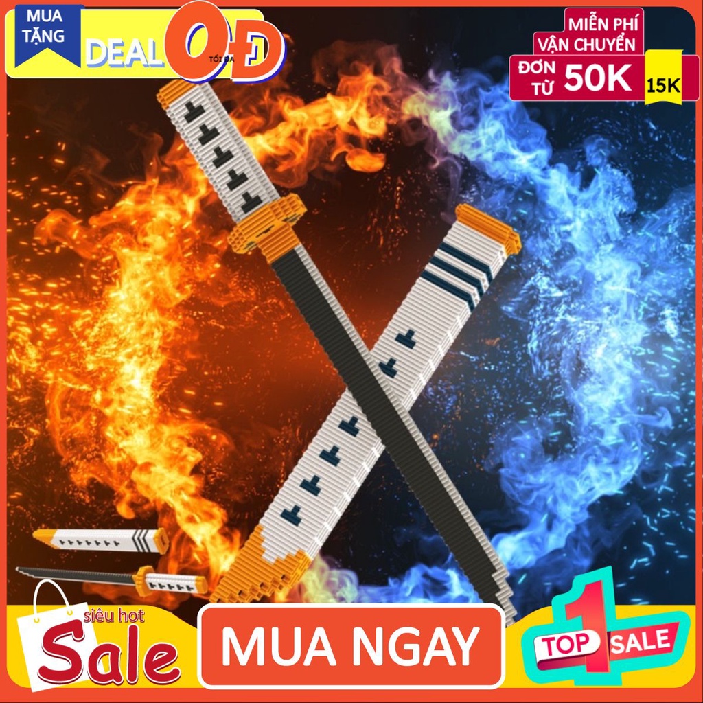 Lego Kiếm kèm vỏ siêu hot trang trí phòng đẹp mê ly