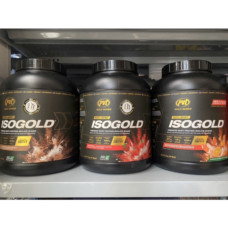 Bột đạm dinh dưỡng thể thao thể hình ISO GOLD 2.3KG hỗ trợ tăng cơ từ thương hiệu PVL