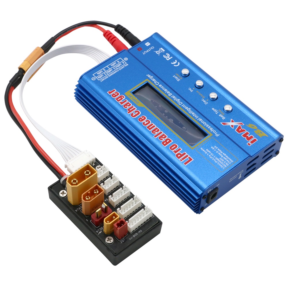 Bộ Sạc Pin lipo xt30 xt60 xt90 jst t 2-6s Song Chuyên Dụng