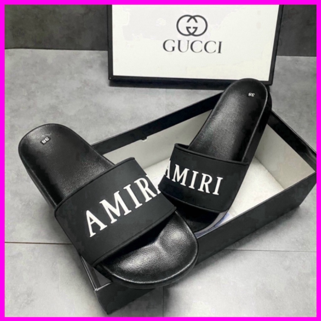 Dép quai ngang chữ AMIRI siêu hot hit - AMR01 Xmenshop Xmenshop3 Xm