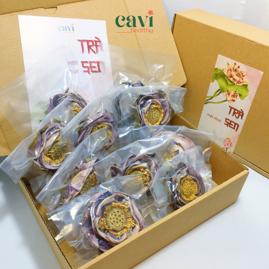 Trà Sen Nguyên Bông Sấy Lạnh, Trà sen Sa Đéc giúp ngủ ngon