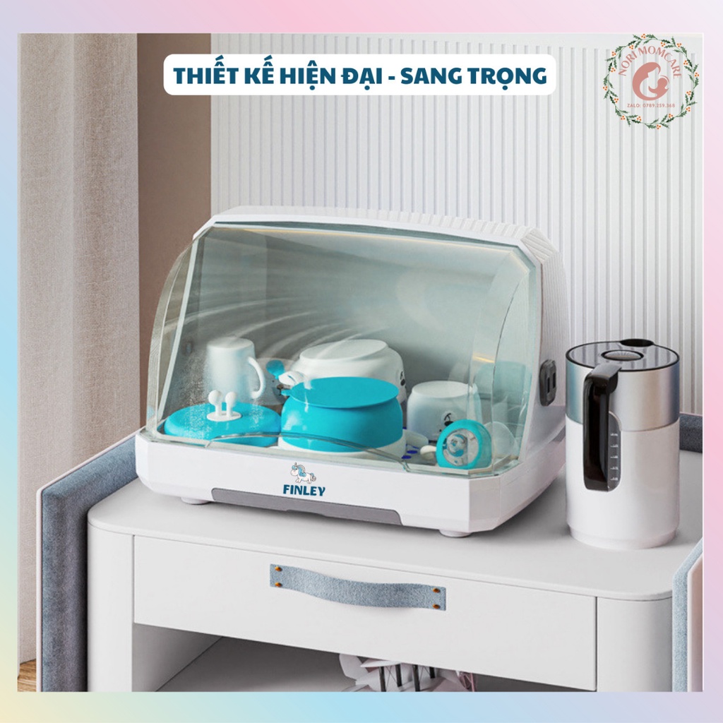 Giá / Khay úp bình sữa, chén dĩa, ly tách nhựa PP cao cấp có nắp đậy Finley