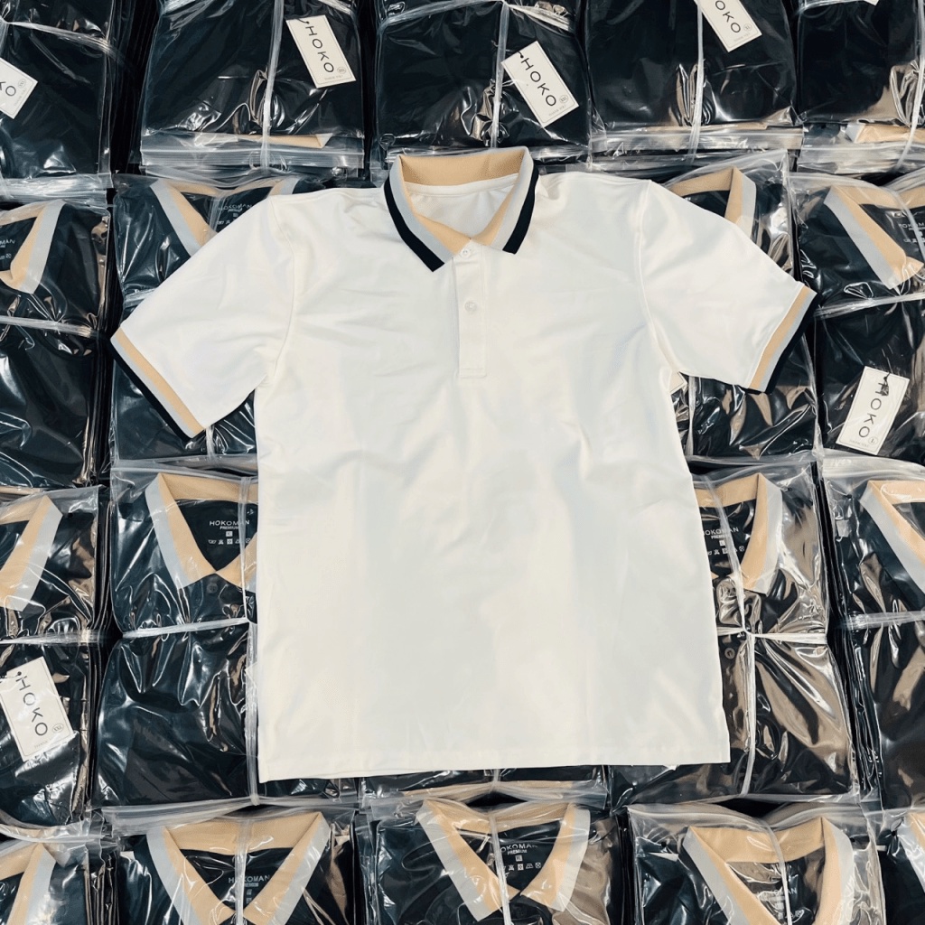 (FREE SHIP) HÀNG MỚI POLO PHỐI MẪU MỚI THIẾT KẾ TAY ÁO TRẮNG , CÓ CỔ FORM RỘNG THỜI TRANG HIỆN ĐẠI CN YY