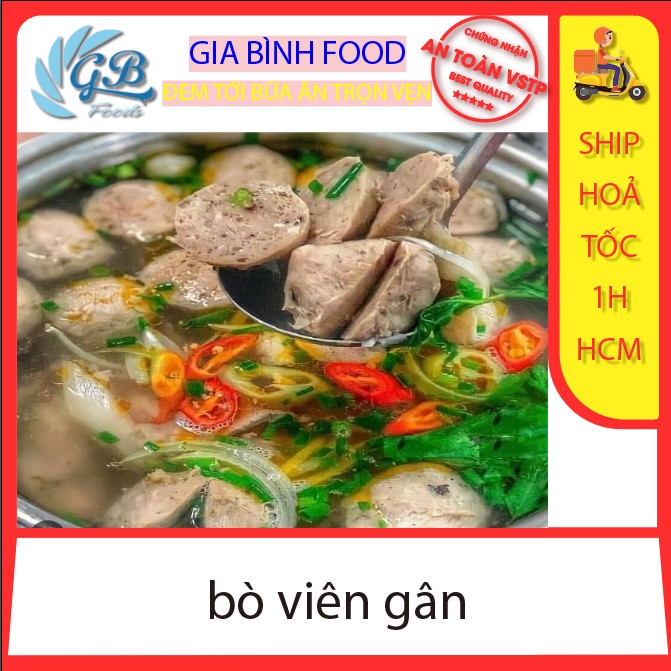 Bò viên gân 500gr _ Ship hỏa tốc HCM 1h