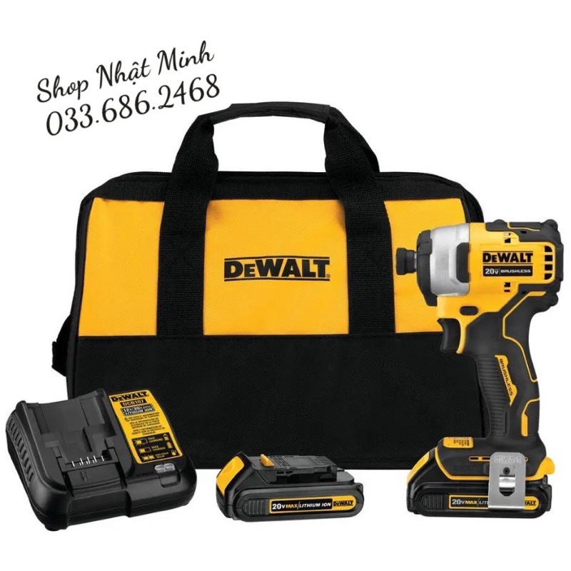 BỘ BẮN VÍT DCF809c2 DEWALT NHẬP USA FULL BỘ MÁY PIN SẠC TÚI