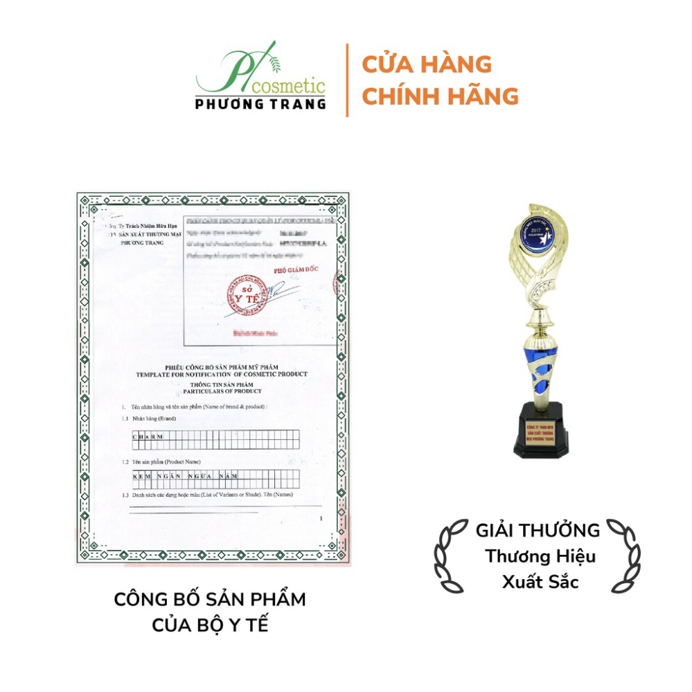 Kem trắng da chống nắng - giảm tàn nhang, đồi mồi từ thảo dược thiên nhiên - CHARM 35g