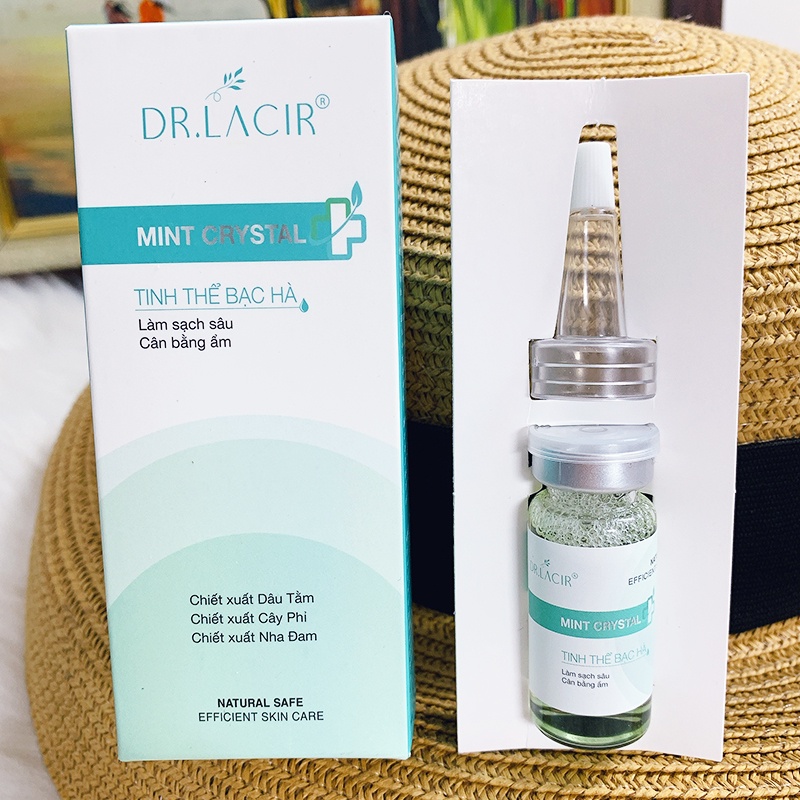 Tinh thể bạc hà Mint Crytal giúp làm sạch sâu, cân bằng ẩm thương hiệu Dr.lacir dung tích 10ml