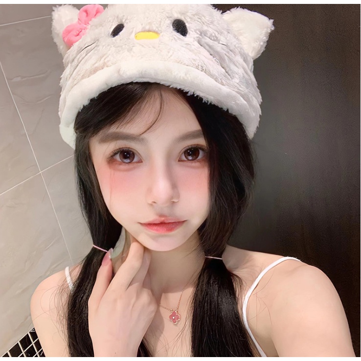 Mũ len lông cừu mèo xinh cute lolita nhật bản cosplay hóa trang ấm áp mùa đông cho nữ