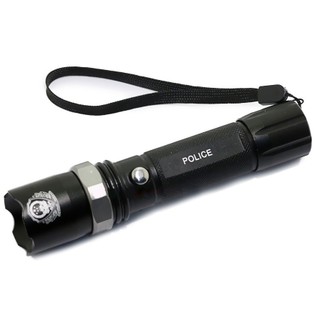 Đèn Pin Sạc Siêu Sáng Có Zoom Police BRC 18650 (Đen)