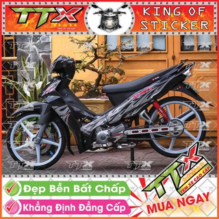 Tem Lửa Sirius Full Đen Xám Trắng Đẹp Tinh Tế - Sirius Lửa Mẫu Mới (s065-00)