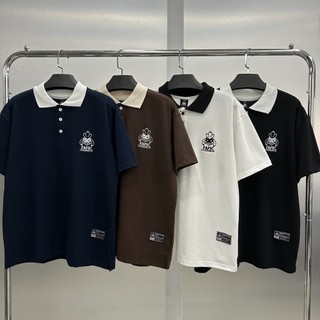 Áo thun polo FAFIC BASIC SS1 phông tay lỡ nam nữ form rộng Local Brand kunshopunisex2