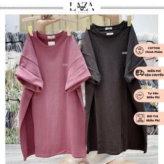 Áo thun form rộng cotton khô nam nữ in chữ babyonly