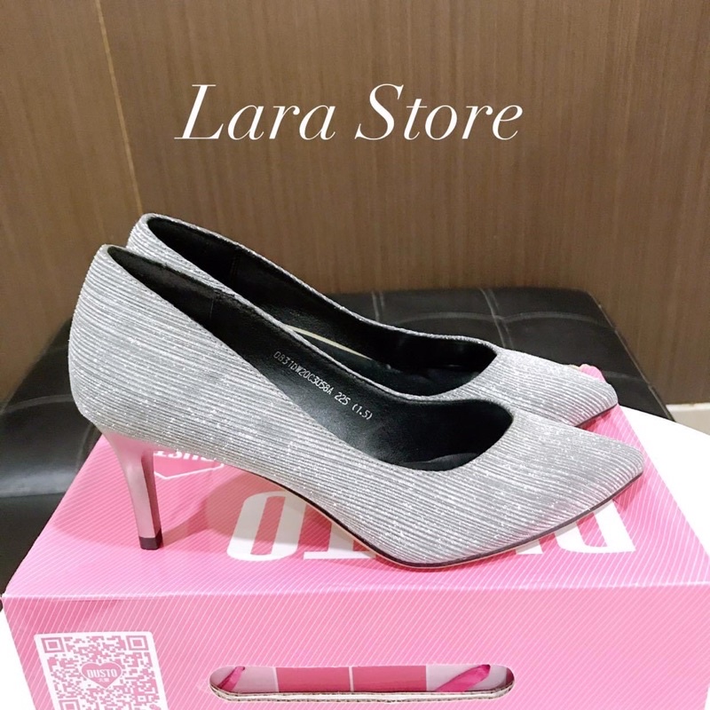 Giày Dusto cao gót lấp lánh nữ