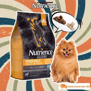 thức ăn cho chó phốc Nutrience Subzero bao 500g & 2.27kg vị Thịt Gà Cá Hồi Rau Củ & Trái Cây Tự Nhiên