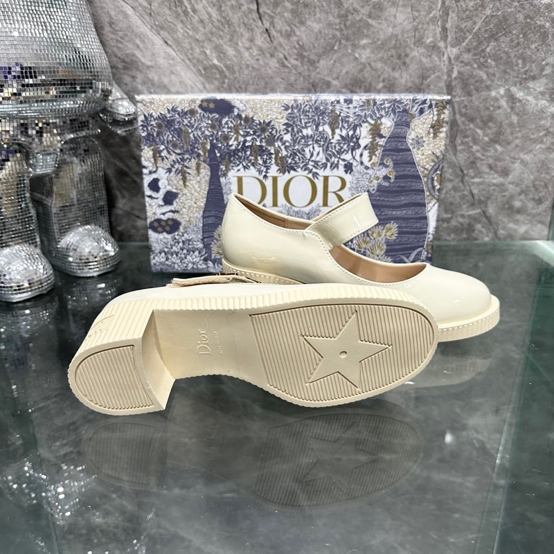 Giày dior da bóng full box