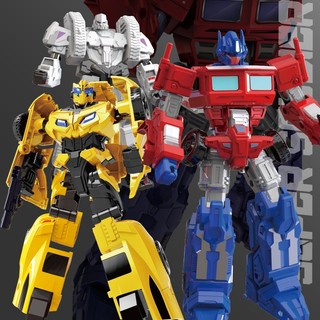 Mô hình đồ chơi robot optimus biến hình xe ô tô cho bé