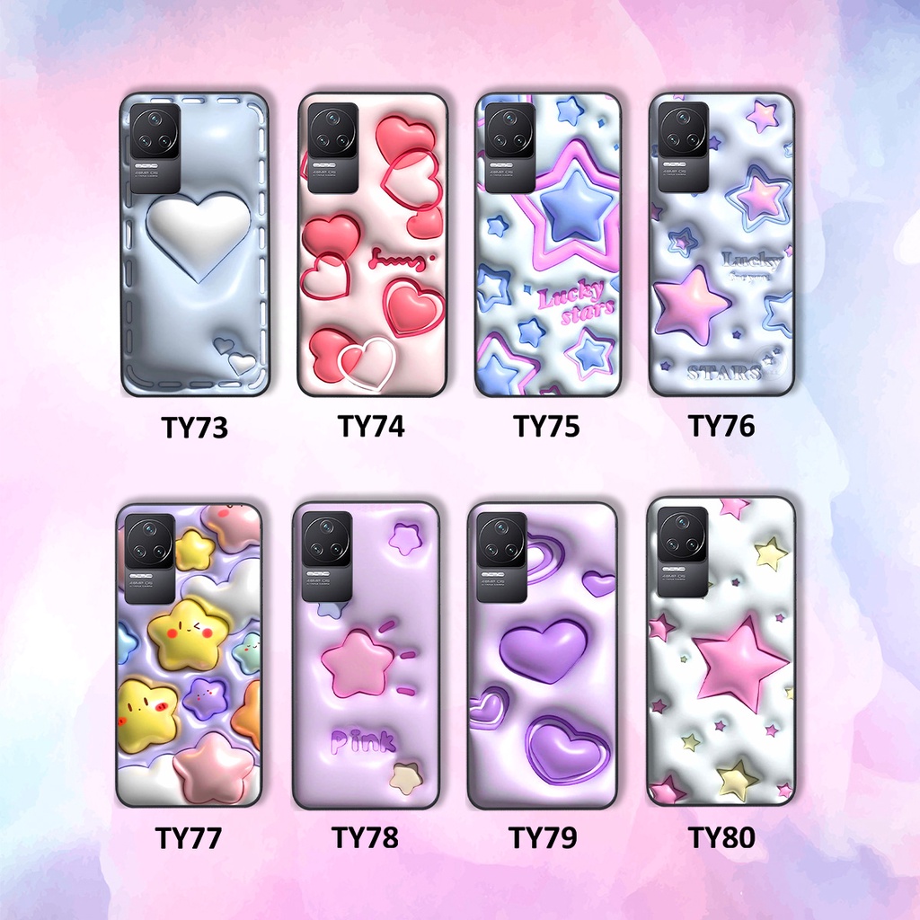 Ốp Xiaomi Redmi K50 in phẳng hiệu ứng 3D giả nổi siêu thật, cực xinh, cá tính