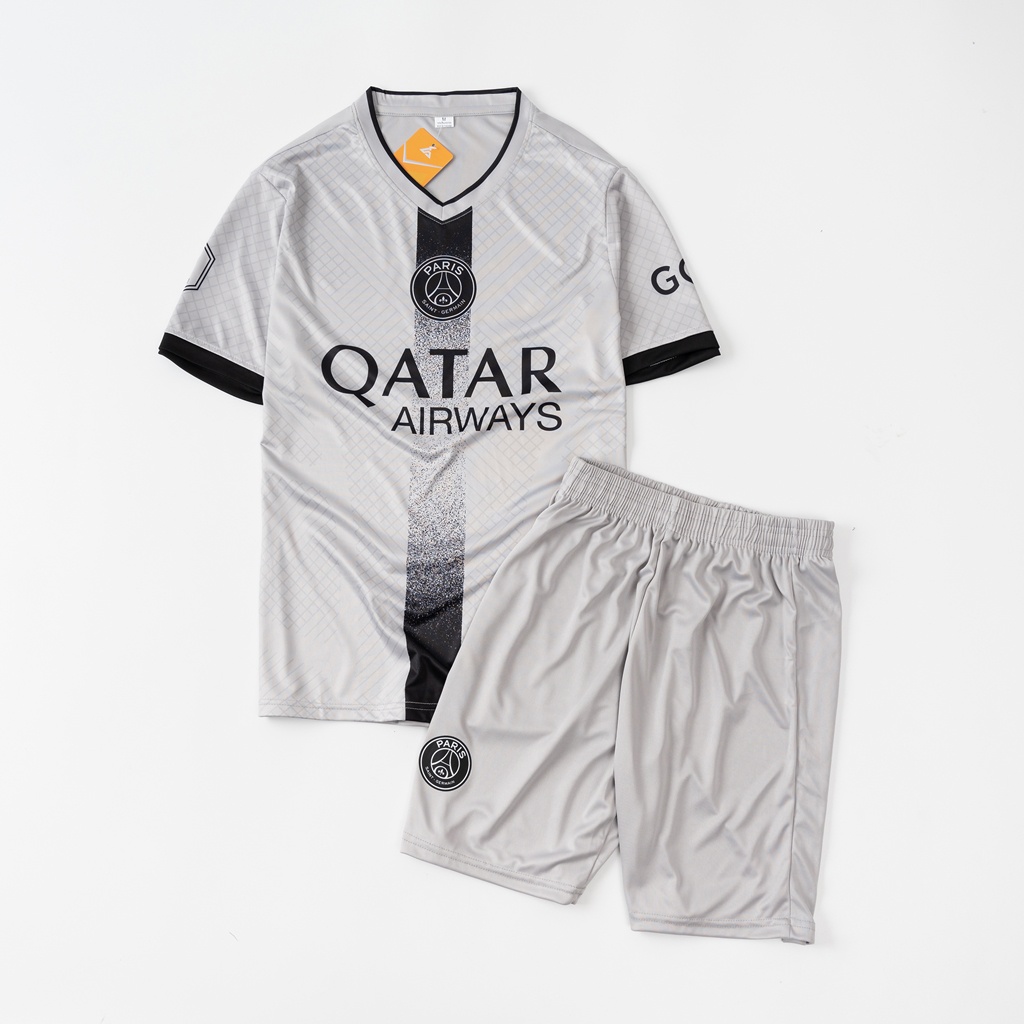 Bộ quần áo bóng đá, áo đá banh thun lạnh câu lạc bộ PSG