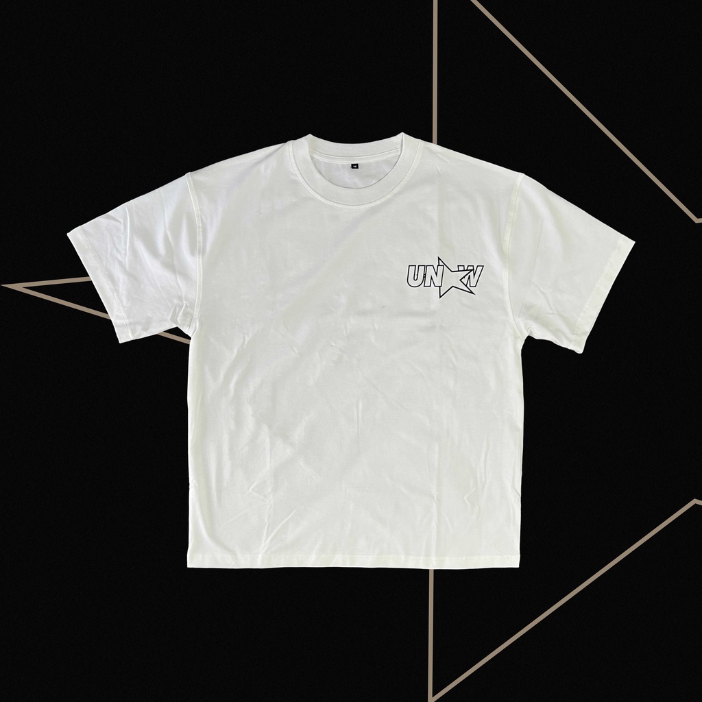 Áo thun tay lỡ " Sta logo" Unknown áo phông unisex oversized