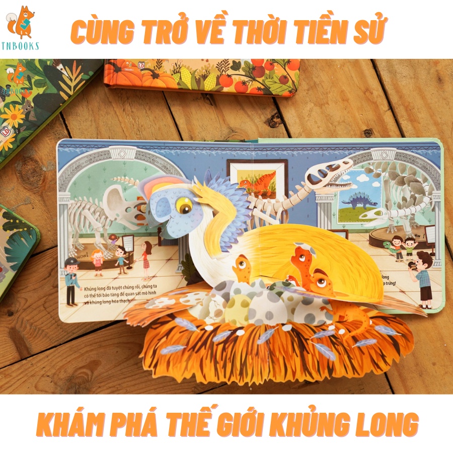 Sách Tương Tác - Khám Phá Thế Giới Nhỏ - Sách Lật Mở 3D Cho Bé (0-12 Tuổi)