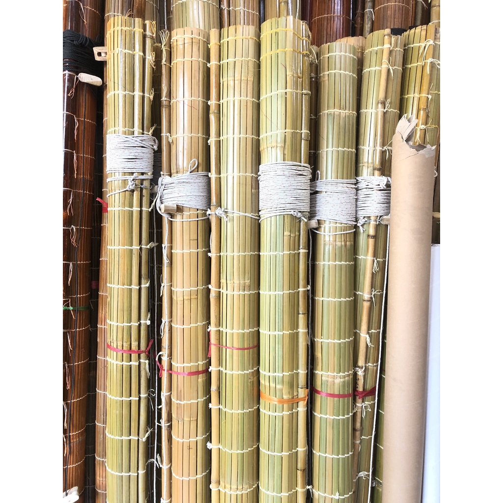NGANG 1m5 x CAO( 2m/ 2m5/ 3m ) - MÀN SÁO TRE GIÀ NỨA TO - HÀNG DẦY - NẶNG KÝ - CHỐNG GIÓ MẠNH - TRANG TRÍ & CHE NẮNG MƯA