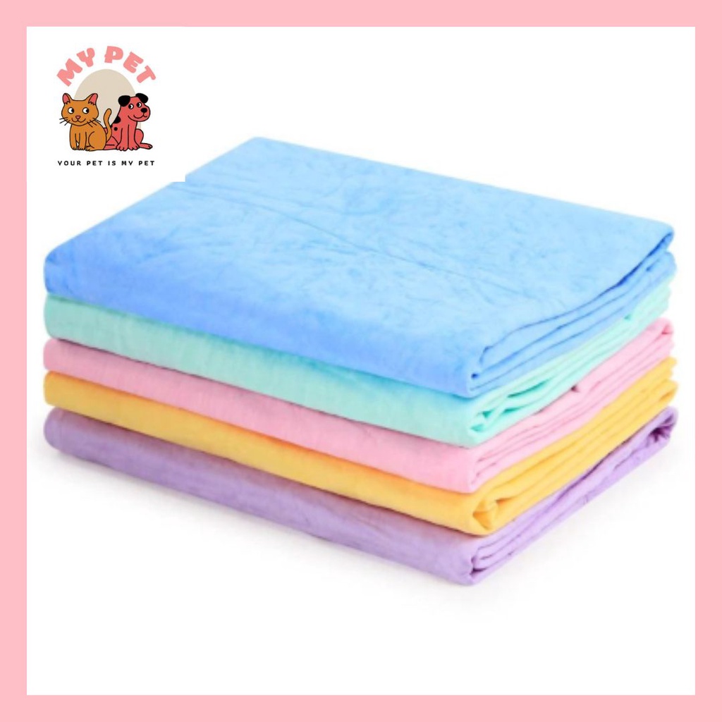 Khăn Tắm Cho Chó Mèo Siêu Thấm Hút Clean Cham - Đủ Màu, Siêu Thấm Hút - MyPet Shop - Hà Nội