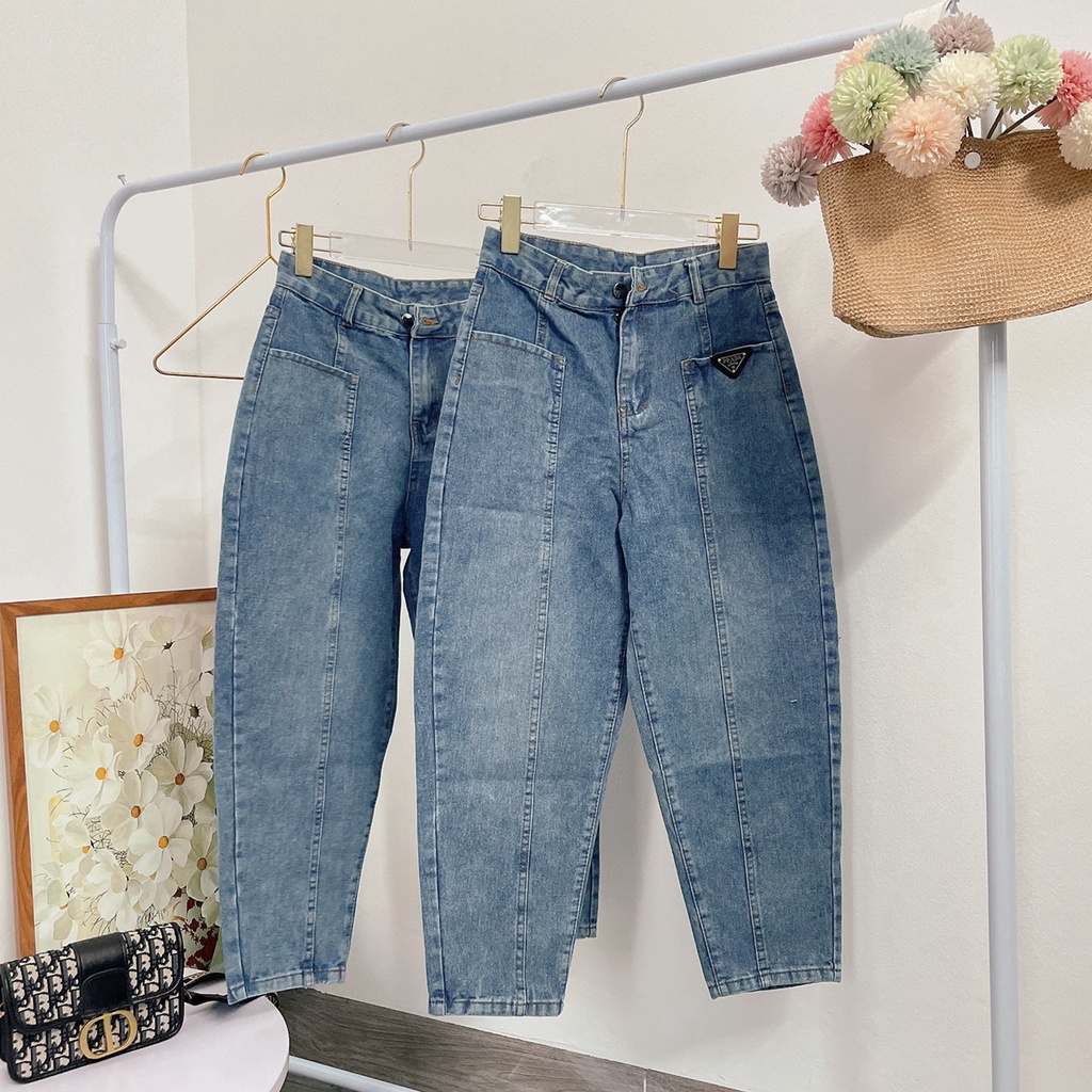 Quần baggy bò Prada M-Chou siêu dễ mix đồ