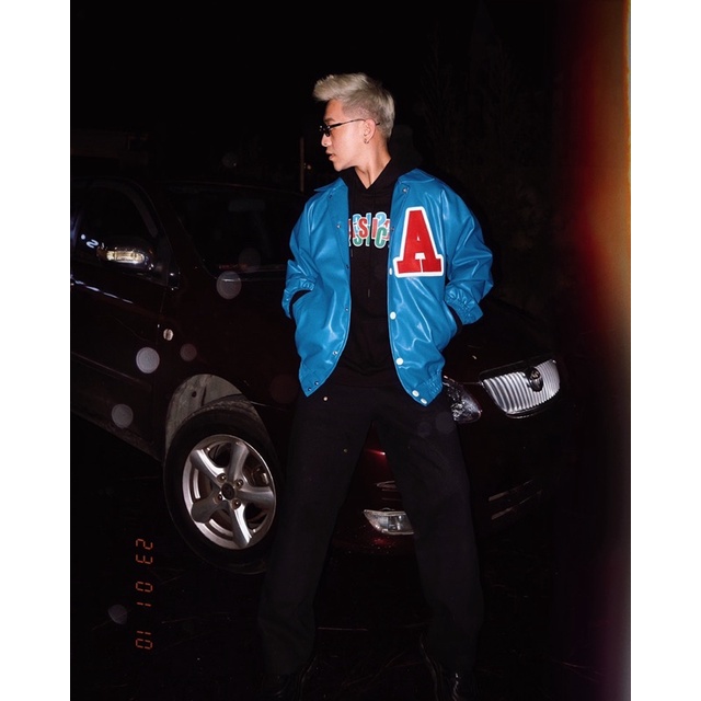 Áo khoác Bomber Da